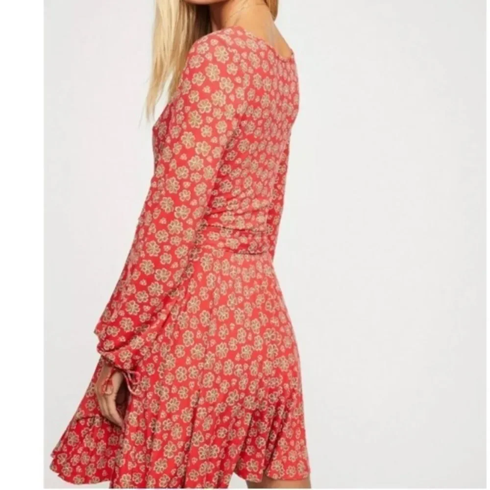 NWT Free People Pradera Wrap Mini Dress - Picture 3 of 7